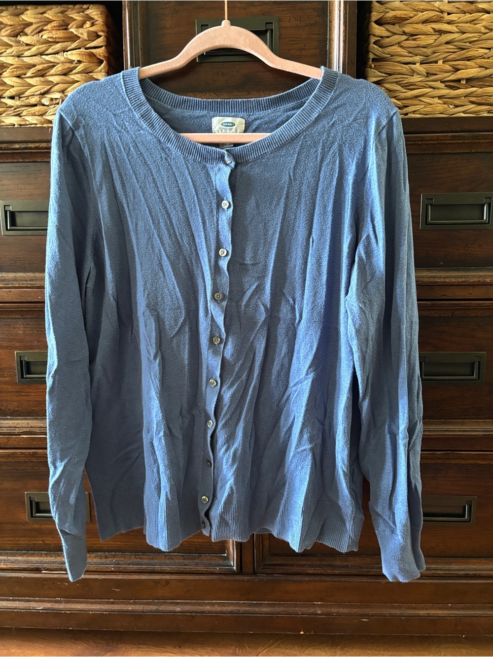Old Navy Light Blue Button-Up Cardigan size XL Tall
